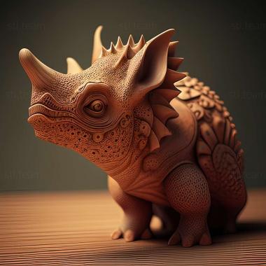 3D model Ischioceratops (STL)